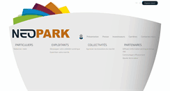 Desktop Screenshot of neopark.fr