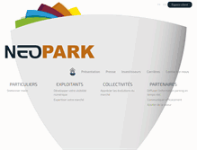 Tablet Screenshot of neopark.fr